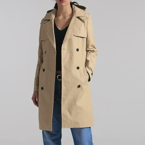 J.Crew Icon Trench size 4P - Picture 1 of 7